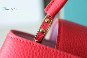 louis vuitton capucines bb taurillon red for women womens bags shoulder and crossbody bags 106in27cm lv buzzbify 1 1
