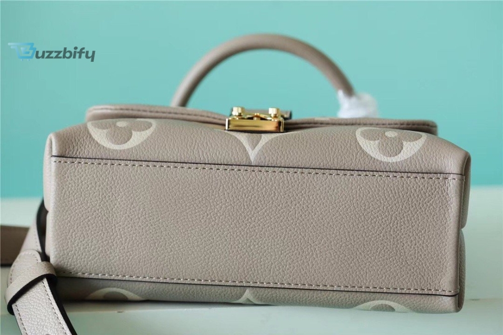 Louis Vuitton Madeleine Bb Monogram Empreinte Dove Gray Creme Beige For Women Womens Handbags Shoulder And Crossbody Bags 9.4In24cm Lv