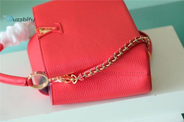 louis vuitton capucines bb taurillon red for women womens bags shoulder and crossbody bags 106in27cm lv buzzbify 1 4