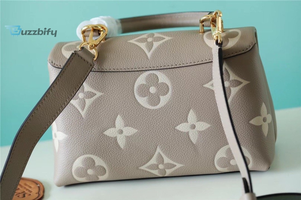 Louis Vuitton Madeleine BB Monogram Empreinte Dove Gray/ Creme Beige For Women, Women’s Handbags, Shoulder and Crossbody Bags 9.4in/24cm LV
