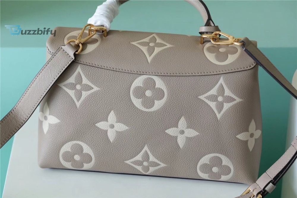 Louis Vuitton Madeleine Mm Monogram Empreinte Dove Gray Creme Beige For Women Womens Handbags Shoulder And Crossbody Bags 11.8In30cm Lv M46041