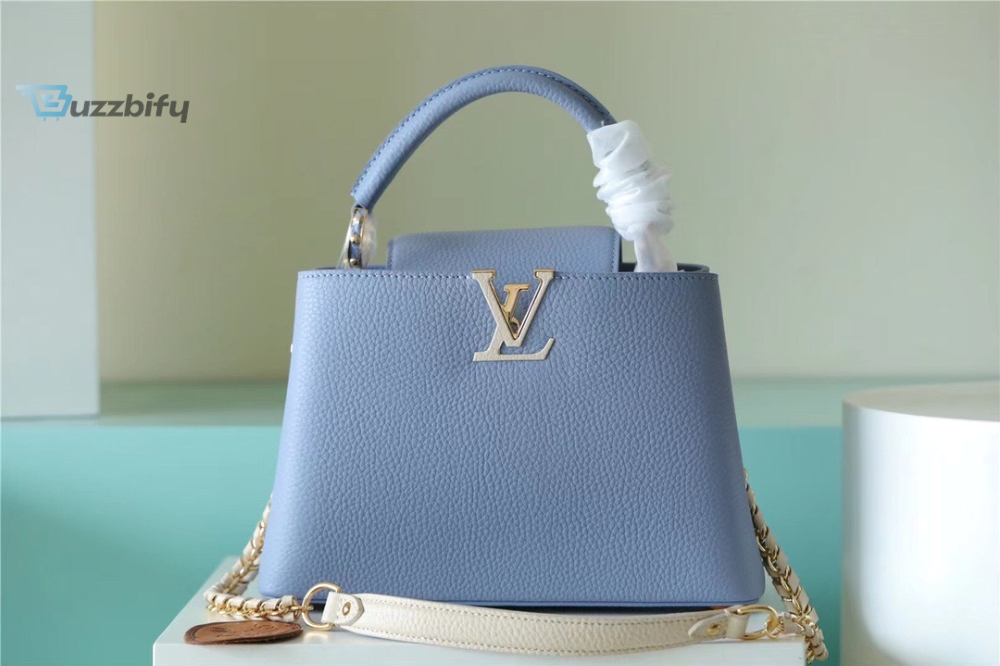 Baby blue louis vuitton bag on sale