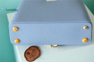 louis vuitton capucines bb taurillon light blue beige for women womens bags shoulder and crossbody bags 106in27cm lv buzzbify 1 1