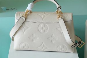 Louis Vuitton Madeleine Mm Monogram Empreinte Creme Beige For Women Womens Handbags Shoulder And Crossbody Bags 11.8In30cm Lv