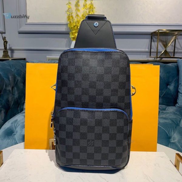 louis vuitton avenue sling bag damier graphite canvas blue for men mens bags crossbody bags 122in31cm lv n40008 buzzbify 1