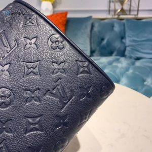 louis vuitton speedy bandouliere 25 monogram empreinte navy blue for women womens handbags shoulder and crossbody bags 98in25cm lv buzzbify 1 5