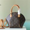 louis vuitton ellipse bb handbag created by nicolas ghesquiere from classic monogram canvas for women brown 23cm89in lv buzzbify 1