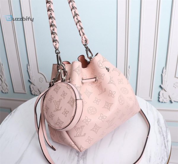 louis vuitton bella bucket bag mahina magnolia pink for women womens handbags shoulder and crossbody bags 75in22cm lv m57068 buzzbify 1 3