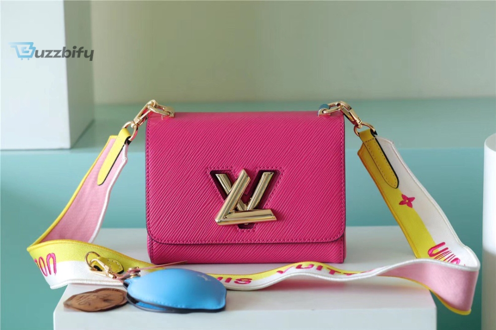 louis vuitton twist mm epi pink for women womens handbags shoulder and crossbody bags 75in19cm lv buzzbify 1