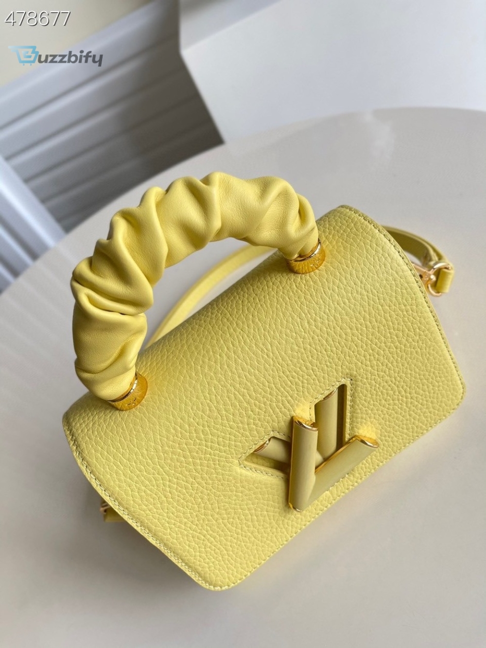 Louis Vuitton Twist PM Ginger Yellow For Women, Women’s Handbags, Shoulder And Crossbody Bags 7.5in/19cm LV M58571
