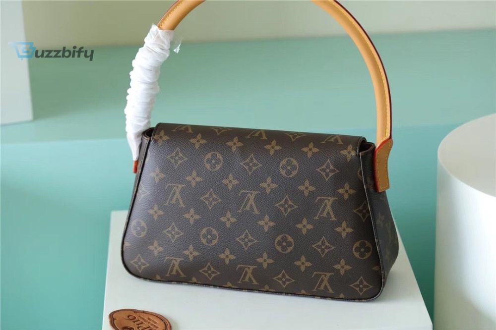 Louis Vuitton Mini Looping Flap Shoulder Bag Monogram For Women 9.4In24cm Brown Lv M51147