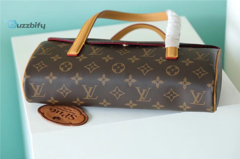 Louis Vuitton Monogram Sonatine Handbag Monogram Canvas For Women Brown 11.4In29cm Lv M51902