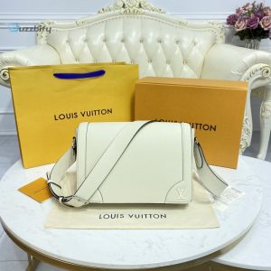 louis vuitton new flap messenger bag taiga white for men mens bags shoulder and crossbody bags 111in283cm lv buzzbify 1