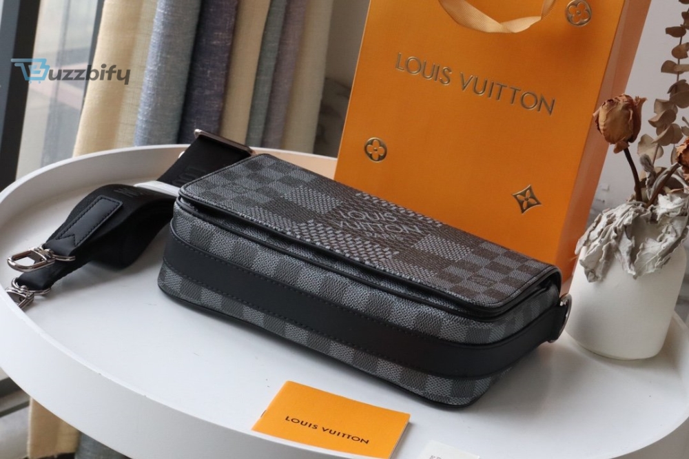 Louis Vuitton Studio Messenger Damier Graphite Gray For Men Mens Bags Shoulder And Crossbody Bags 9.3In25.3Cm Lv N50013