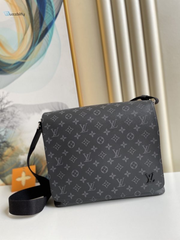 louis vuitton district mm monogram eclipse canvas for men mens bags shoulder and crossbody bags 122in31cm lv m44001 buzzbify 1