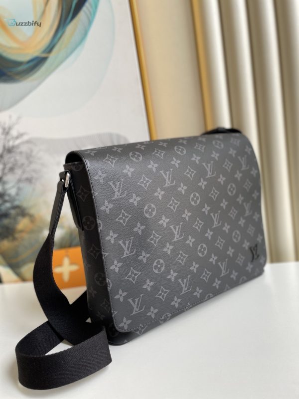 louis vuitton district mm monogram eclipse canvas for men mens bags shoulder and crossbody bags 122in31cm lv m44001 buzzbify 1 4