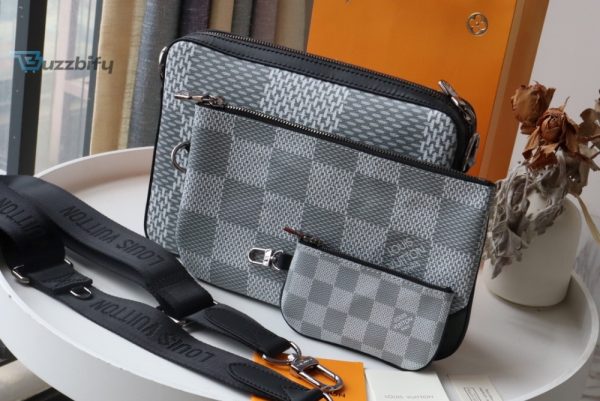 louis vuitton trio messenger monogram eclipse monogram eclipse reverse for men mens bags shoulder and crossbody bags 98in25cm lv m69443 buzzbify 1