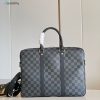 louis vuitton porte documents voyage pm damier graphite canvas for men mens bags shoulder and crossbody bags 138in35cm lv n41478 buzzbify 1