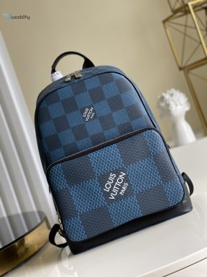 louis vuitton campus backpack damier graphite 3d canvas blue for men mens bags 39cm lv n50008 buzzbify 1