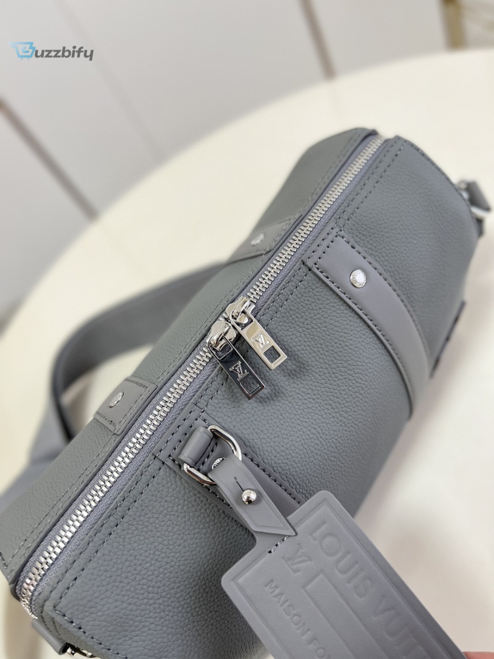 Louis Vuitton City Keepall Aerogram Grey For Men Mens Bags Shoulder And Crossbody Bags 10.6In27cm Lv M59328