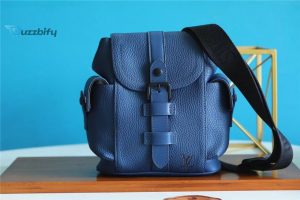 louis vuitton christopher xs taurillon blue for men mens bags Milano shoulder and crossbody bags Milano 77in195cm lv buzzbify 1
