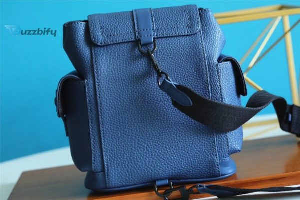 louis vuitton christopher xs taurillon blue for men mens bags shoulder and crossbody bags 77in195cm lv buzzbify 1 4