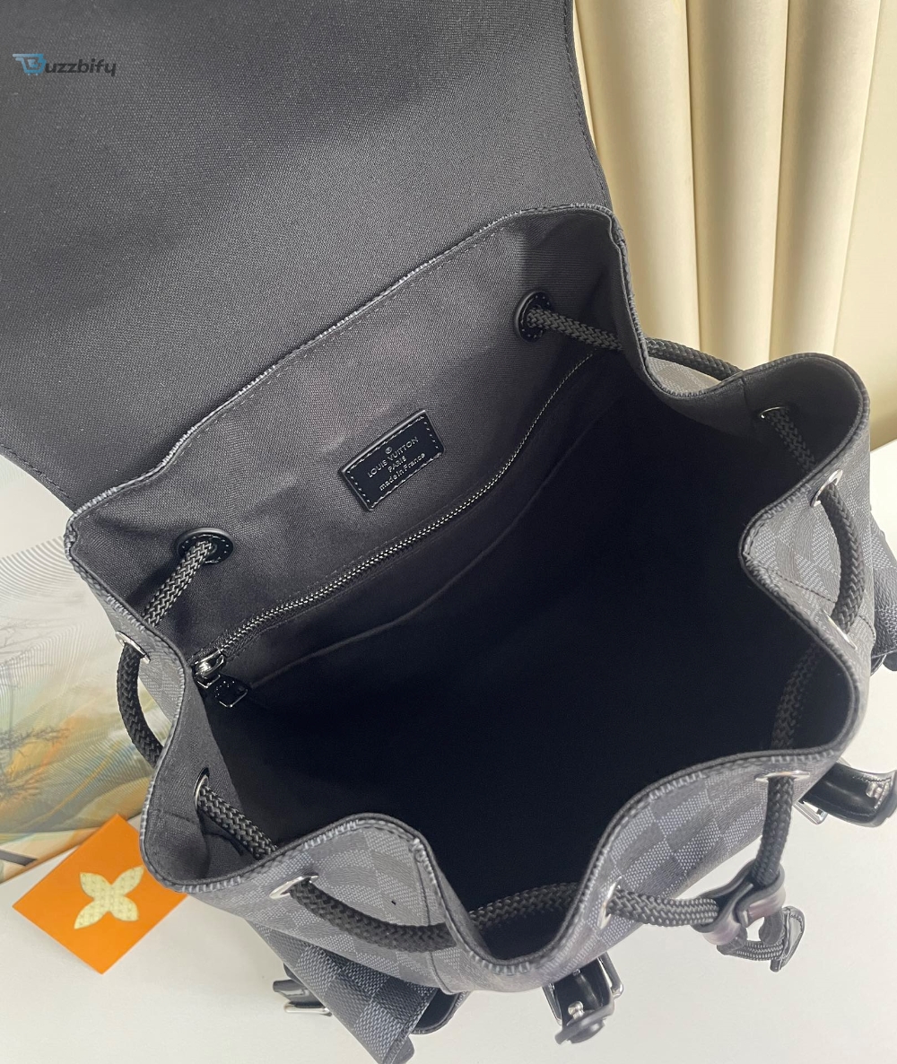 Louis Vuitton Christopher Pm Damier Graphite For Men Mens Bags Mens Backpack 17.3In44cm Lv N41379