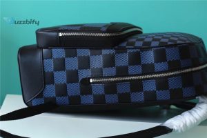 Louis Vuitton Campus Backpack Damier Infini 3D Navy Blue  Black For Men Mens Bags 39Cm Lv N50021