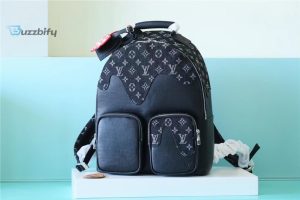 louis vuitton multipocket backpack monogram drip black by nigo for men mens bags 40cm lv m45973 buzzbify 1