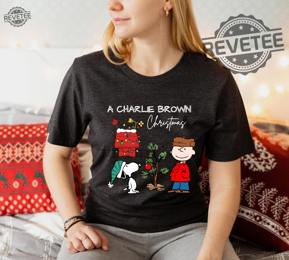 Charlie Christmas Shirt Christmas Cartoon Dog Shirt Cute Christmas Gift Classic and Timeless unique