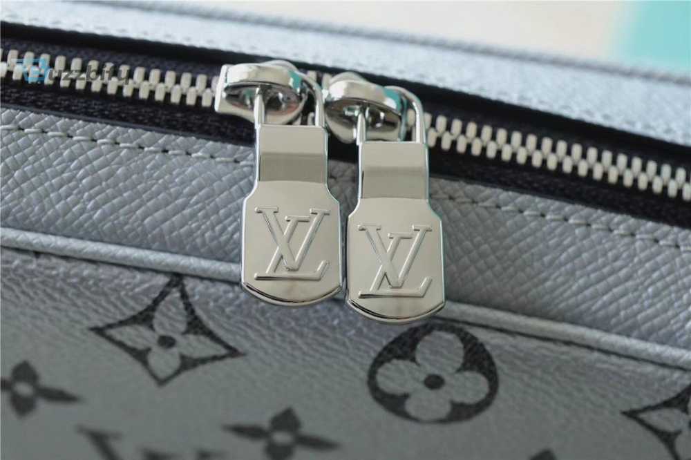 Louis Vuitton Outdoor Messenger Bag Monogramtaiga Gunmetal Grey For Men Mens Bags Shoulder And Crossbody Bags 10.2In26cm Lv M30830