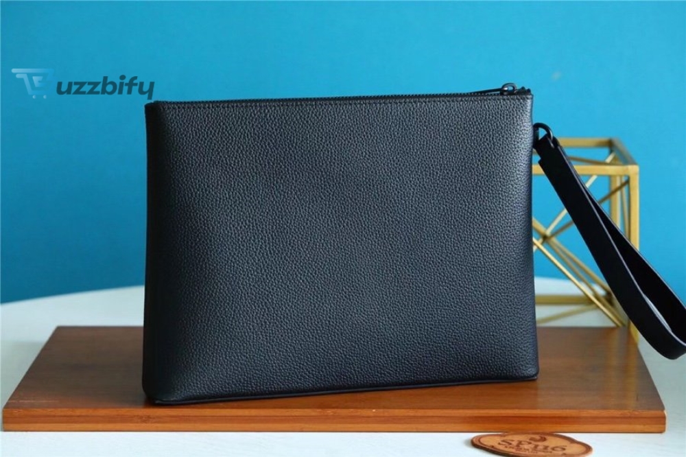 Louis Vuitton Pochette Ipad Black Aerogram For Men, Men’s Wallet 30cm LV M81029
