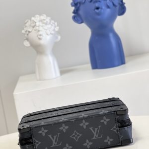 louis vuitton handle soft trunk monogram eclipse for men mens bags 85in22cm lv m45935 buzzbify 1 2