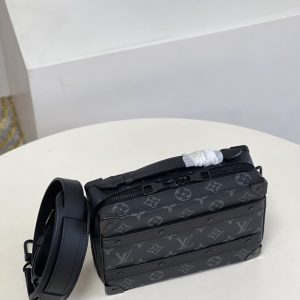 louis vuitton handle soft trunk monogram eclipse for men mens bags 85in22cm lv m45935 buzzbify 1 3