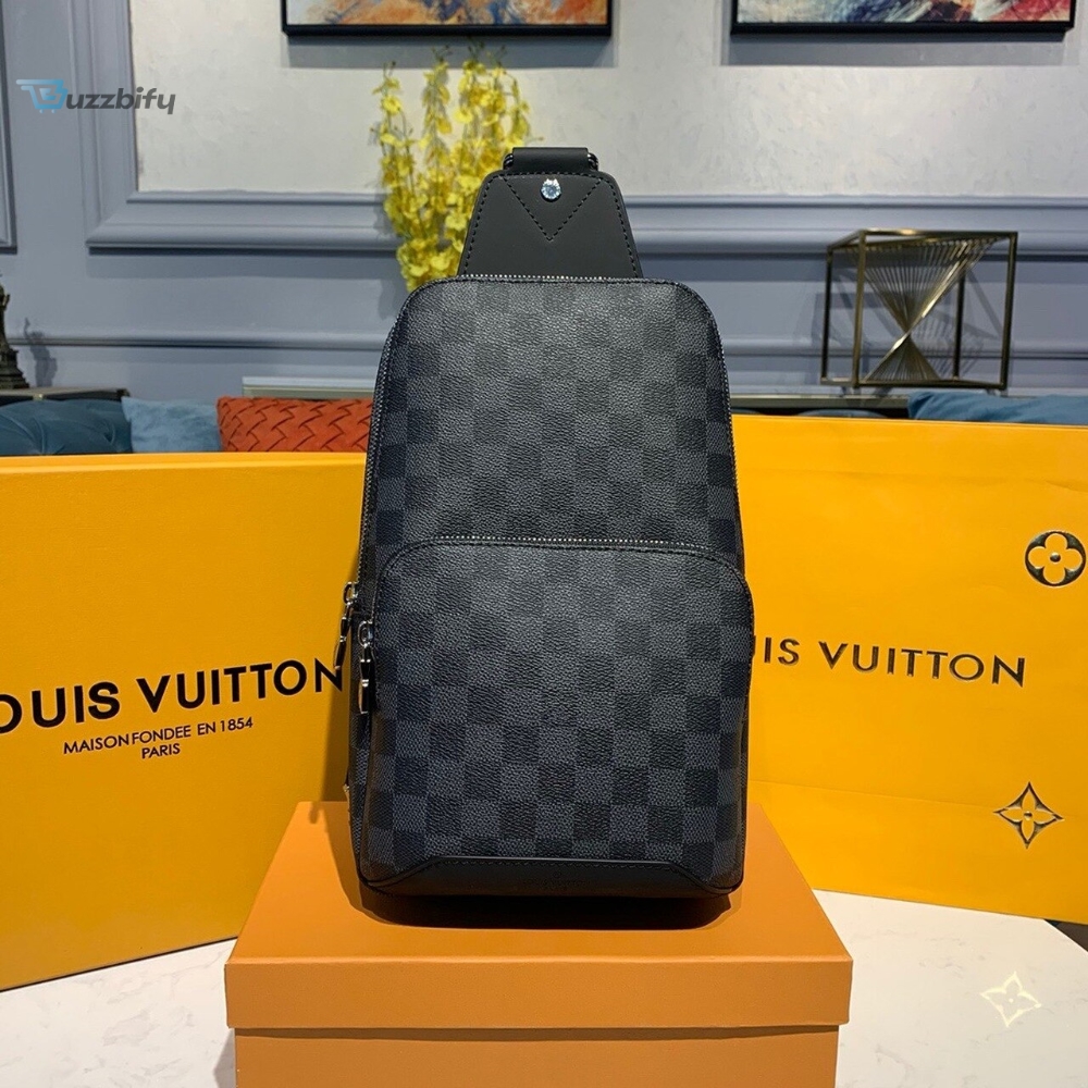 Louis Vuitton Avenue Sling Bag Damier Graphite Canvas For Men Mens Bags Shoulder And Crossbody Bags 12.2In31cm Lv N41719