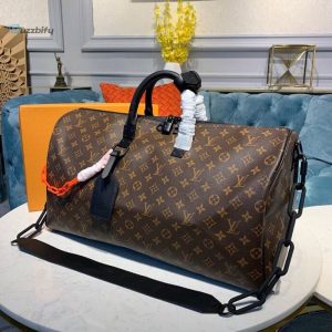 louis vuitton keepall bandouliere 50 monogram solar ray canvas blackorange by virgil abloh for men mens bags travel bags 197in50cm lv m44471 buzzbify 1 2