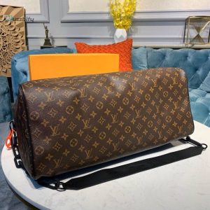 louis vuitton keepall bandouliere 50 monogram solar ray canvas blackorange by virgil abloh for men mens bags travel bags 197in50cm lv m44471 buzzbify 1 5