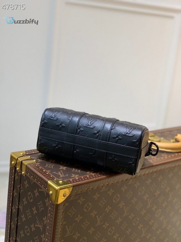 louis vuitton keepall xs monogram seal black for women womens handbags shoulder and crossbody bags 83in21cm lv m57960 buzzbify 1 1