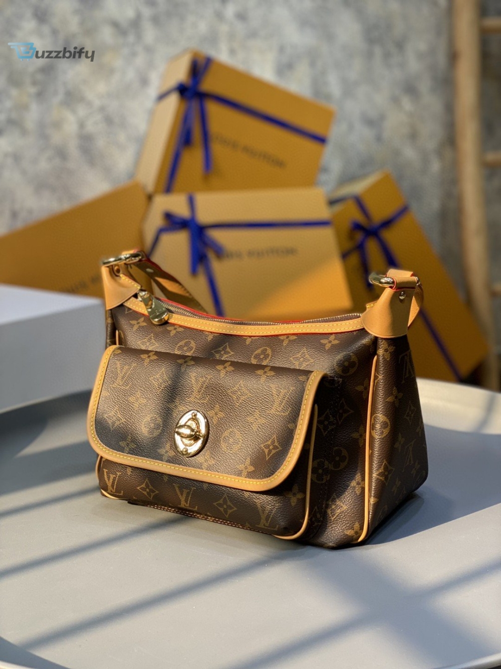 Louis Vuitton Tikal GM Monogram Canvas For Women, Women’s Handbags, Shoulder Bags 30cm LV M40077
