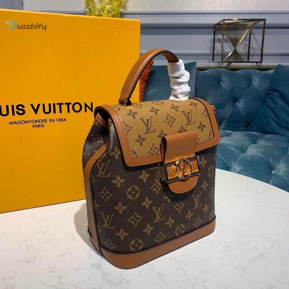 Louis Vuitton Dauphine Backpack Pm Monogram And Monogram Reverse Canvas By Nicolas Ghesquiere For Springsummer Womens Bags 20Cm Lv M45142