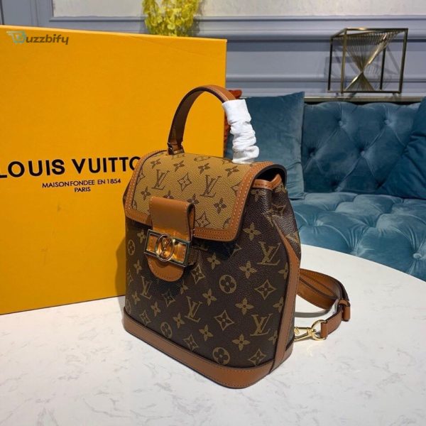 louis vuitton dauphine backpack pm monogram and monogram reverse canvas by nicolas ghesquiere for springsummer womens bags 20cm lv m45142 buzzbify 1 2