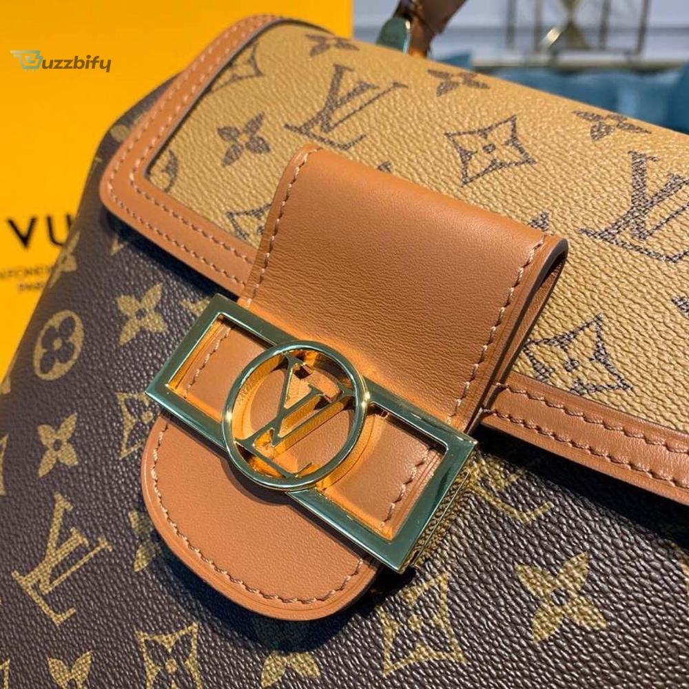 Louis Vuitton Dauphine Backpack PM Monogram and Monogram Reverse Canvas By Nicolas Ghesquiere For Spring-Summer, Women’s Bags 20cm LV M45142
