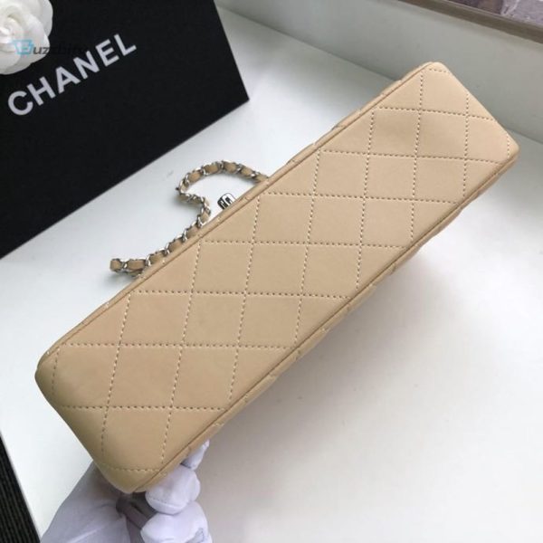 chanel classic handbag silver hardware beige for women womens bags shoulder and crossbody bags 102in26cm a01112 buzzbify 1 9