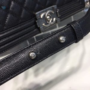 chanel boy handbag silver hardware black for women womens handbags shoulder and crossbody bags 98in25cm a67086 buzzbify 1 5