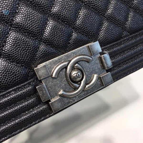 chanel boy handbag silver hardware black for women womens handbags shoulder and crossbody bags 98in25cm a67086 buzzbify 1 7