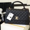 chanel large flap bag with top handle black for women womens handbags shoulder and crossbody bags 11in28cm a92991 buzzbify 1