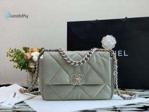 chanel classic flap bag grey for women 102in26cm buzzbify 1 7