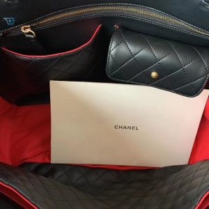 chanel shopping bag black for women womens bags 144in37cm as3508 b08867 94305 buzzbify 1 1