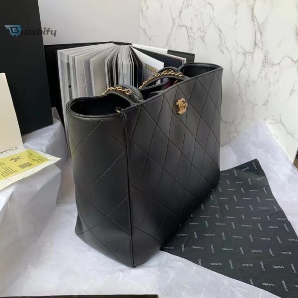 chanel shopping bag black for women womens bags 144in37cm as3508 b08867 94305 buzzbify 1 4