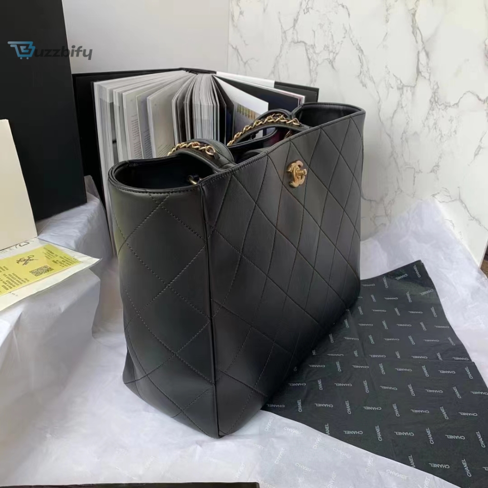 chanel Calfskin Shopping Bag Black For Women Womens Bags 14.4In37cm As3508 B08867 94305 16 chanel Calfskin Shopping Bag Black For Women, Women’s Bags 14.4in/37cm AS3508 B08867 94305